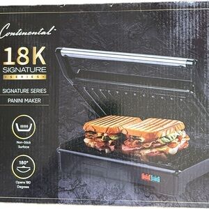 Continental 18K Signature Series Panini Maker NIB